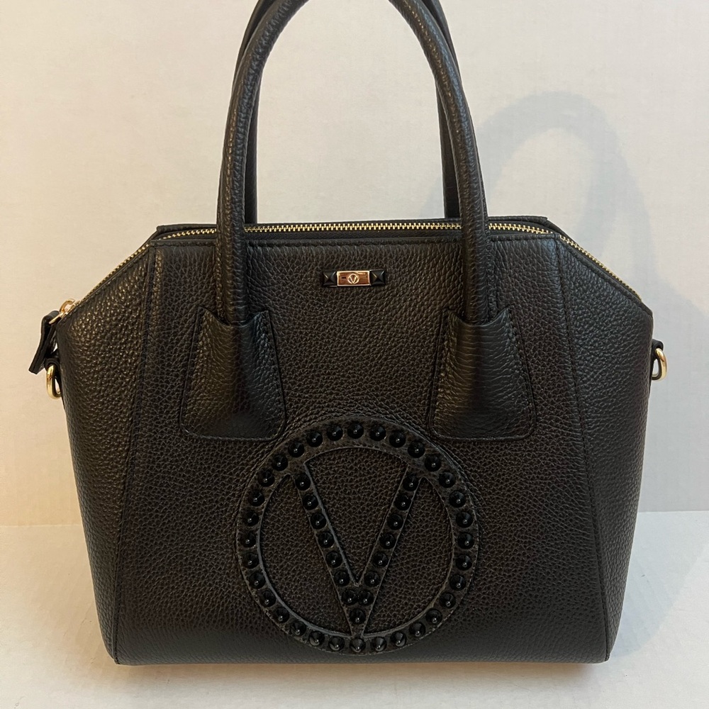 Valentino By Mario Valentino Black Satchel